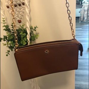 Tory Burch Brown across Body Bag